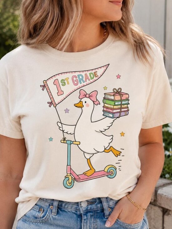 Tops - Back To School Shirt, Personalized Grade Level Shirt